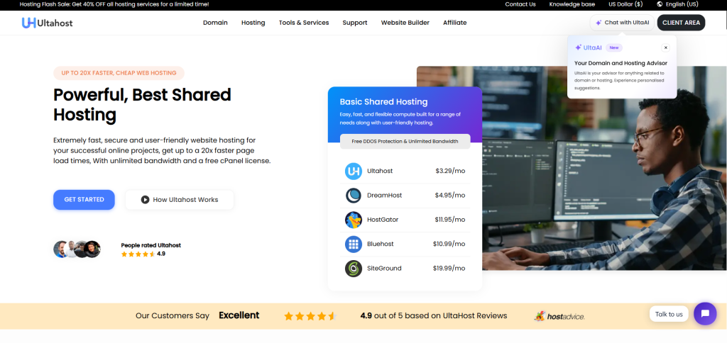 Ultahost the best solution
