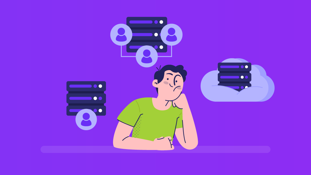 types of website hosting