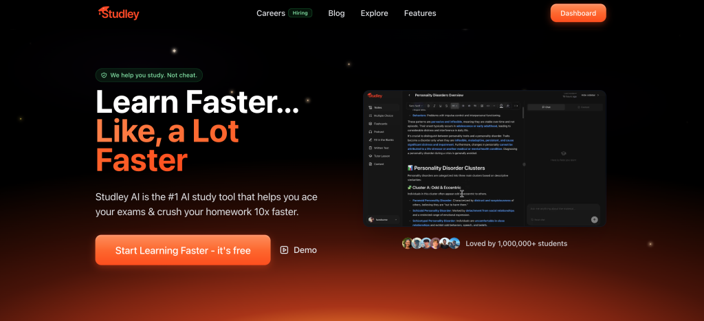 AI exam preparation app