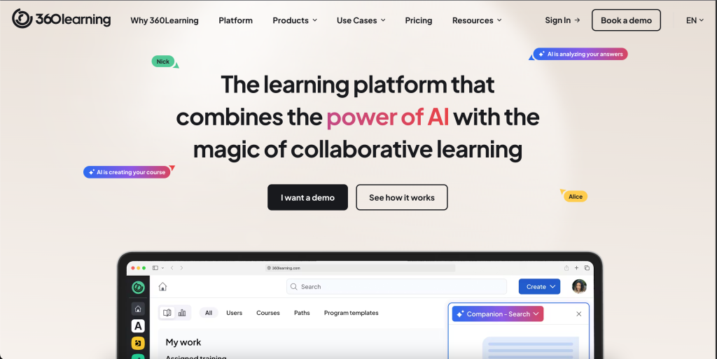 AI-powered collaborative learning platform