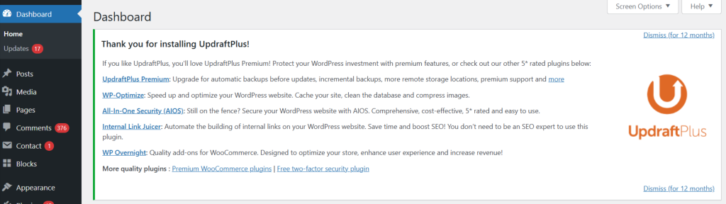WordPress Updates