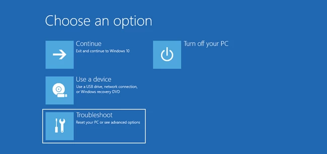 Windows 10 sign-in screen.