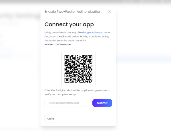 Enable / Disable Two Factor Authentication (2FA) | Ultahost Knowledge Base