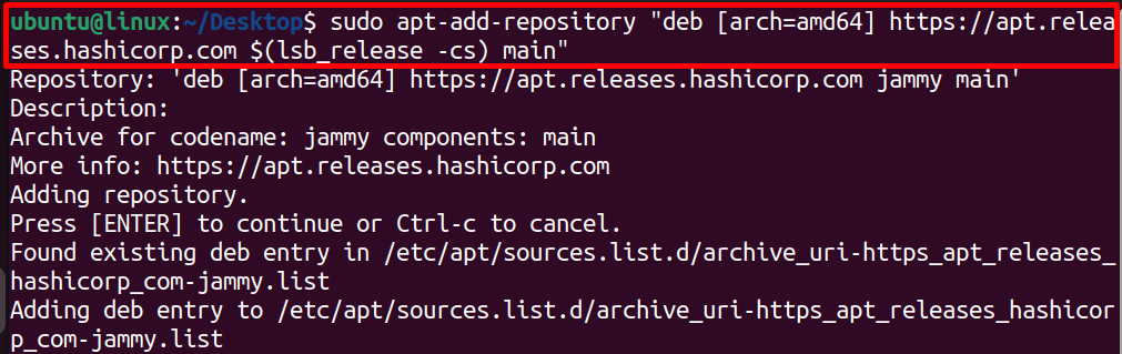 Adding HashiCorp Repository
