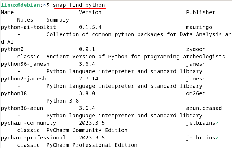 Install Python on Debian