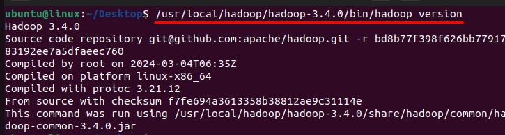 hadoop verification