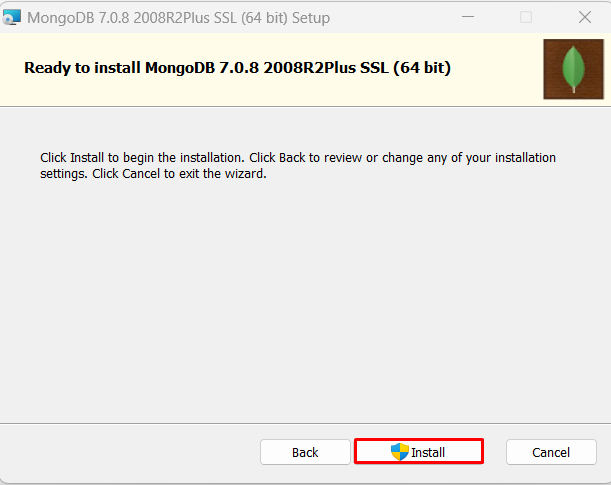 mongodb install process