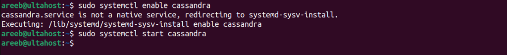 enable cassandra