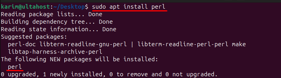 install perl