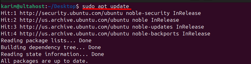 sudo-apt-update