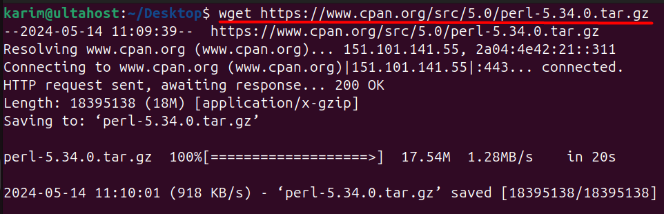 wget perl