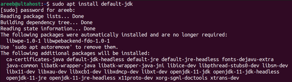 install openjdk