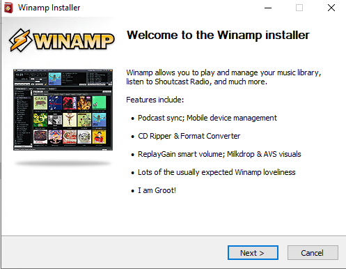 winamp installer