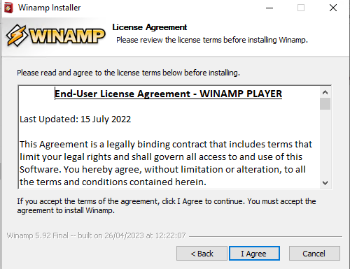 license winamp