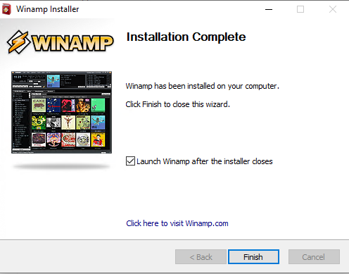winamp installed