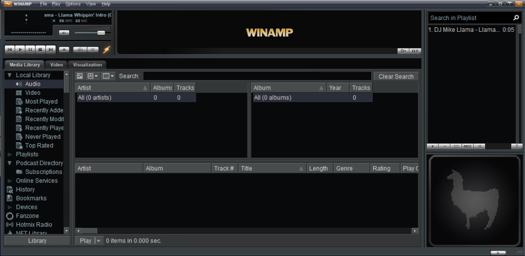 winamp player