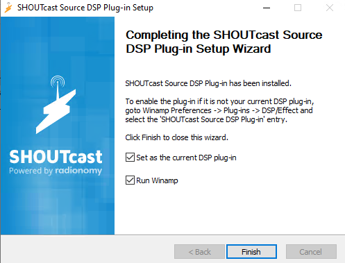 ShoutCast plugin