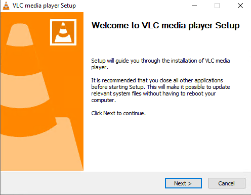 VLC setup