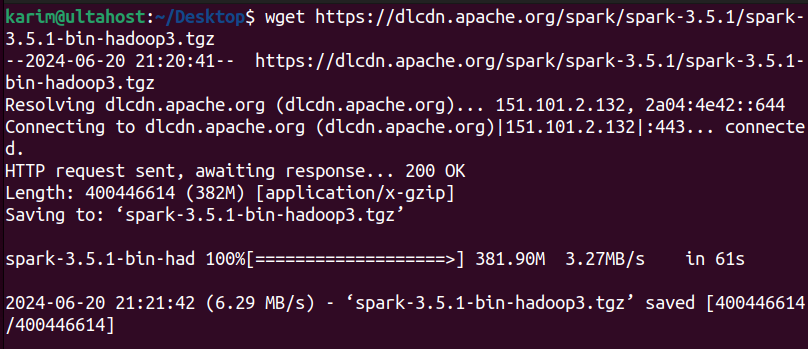 wget spark