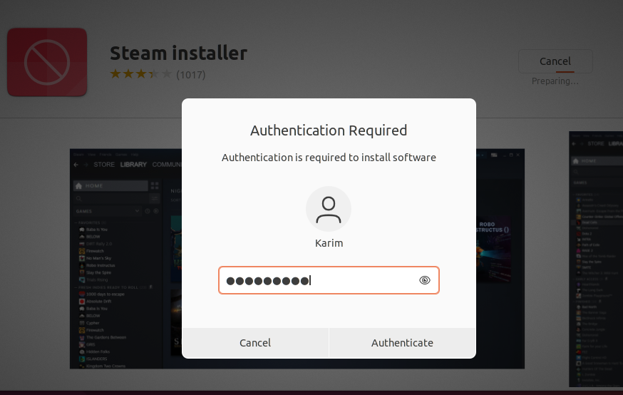 steam authenticate