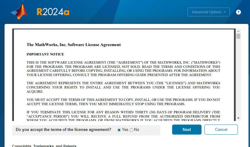 license agreement