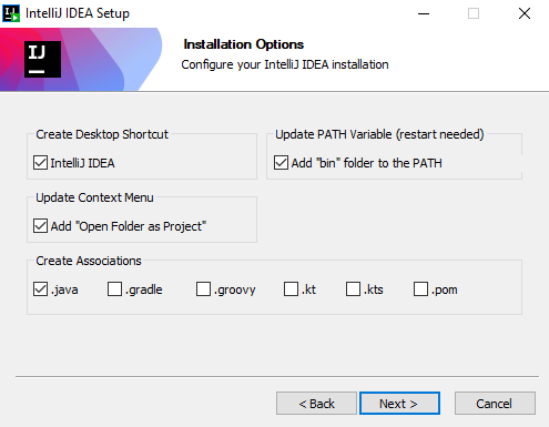 installation option