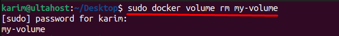 docker volume