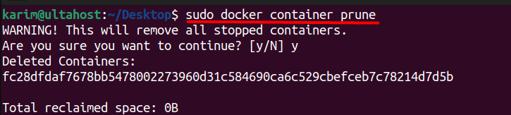 docker container