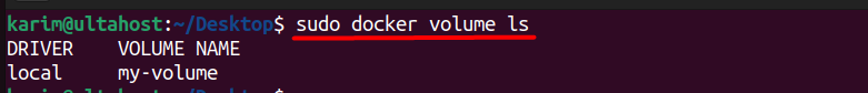 docker volume IS