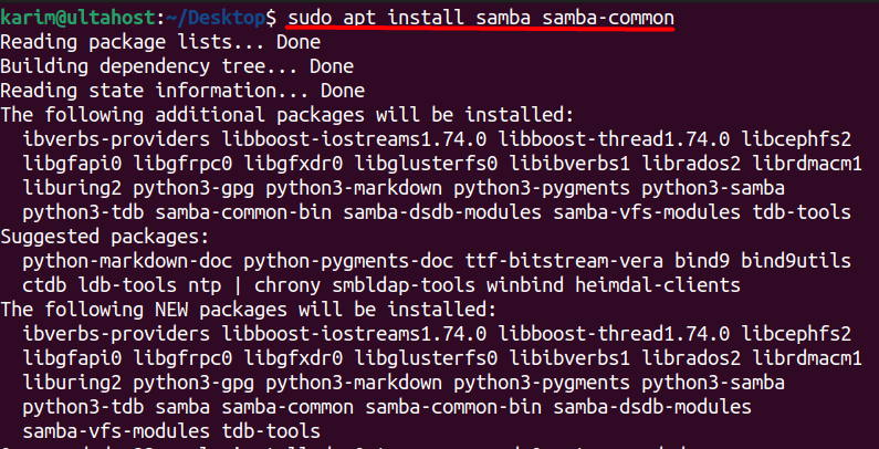 install-samba