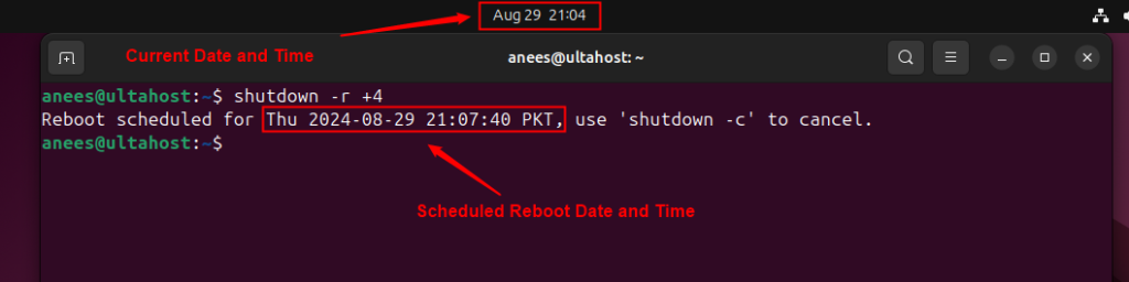 scheduled reboot