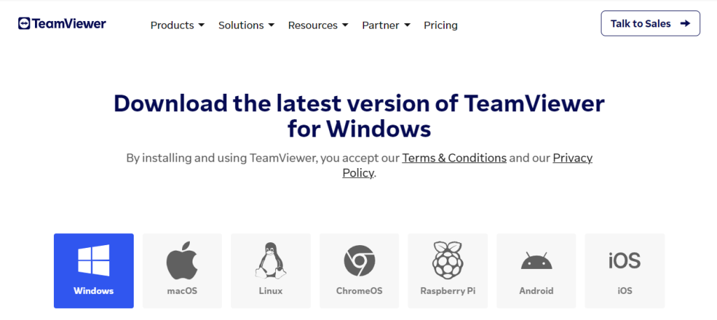 teamviewer website