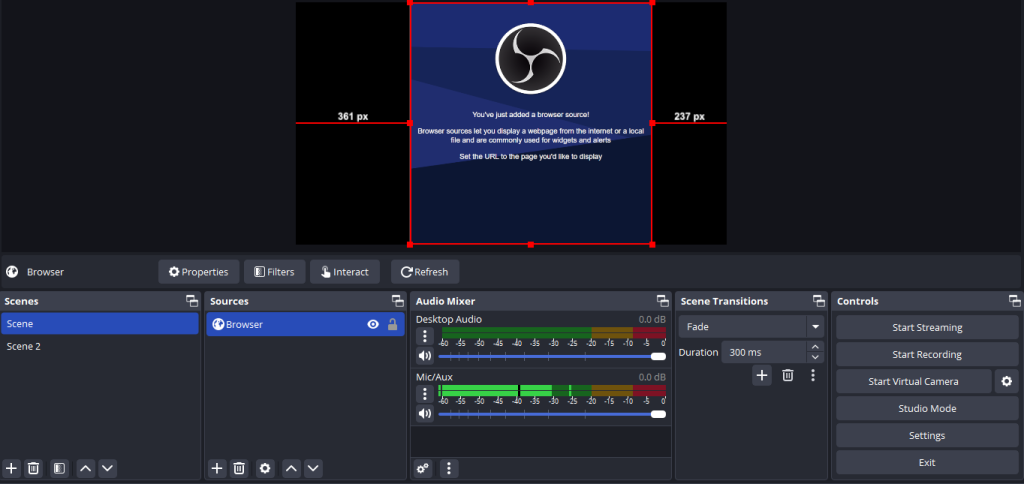 obs streaming setup