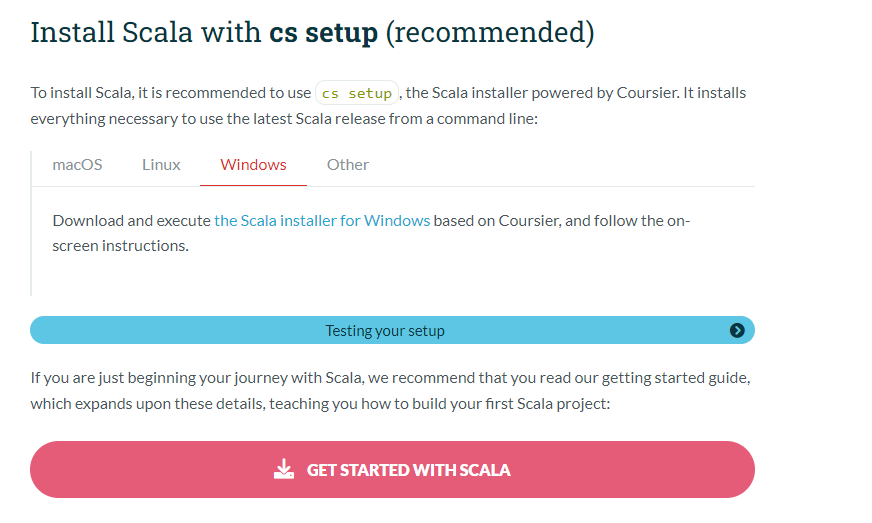 scala website