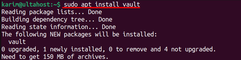 install vault