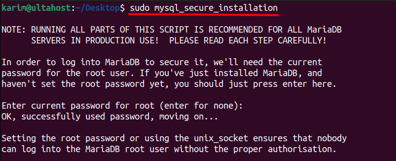 sudo-mysql-secure-installation