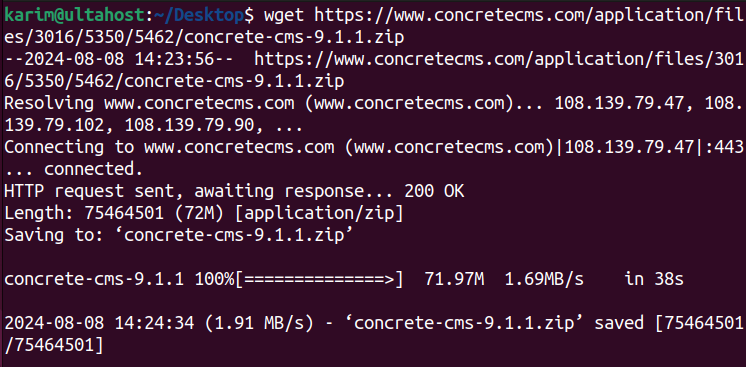 wget concrete