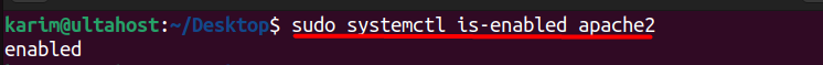 sudo-systemctl-is-enabled-apache2