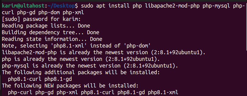 sudo-apt-install-php