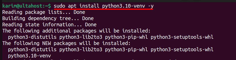 python install