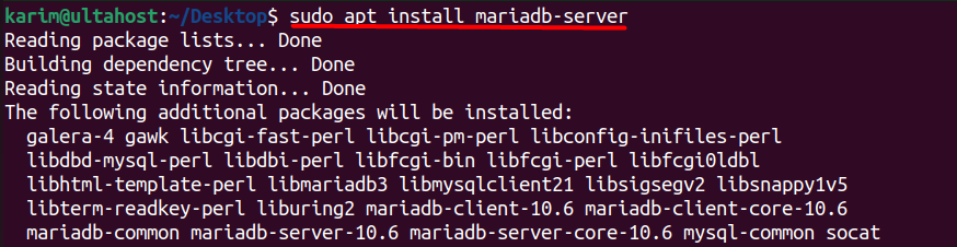 install-mariadb