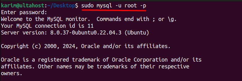 sudo-mysql