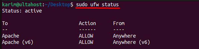 sudo-ufw-status