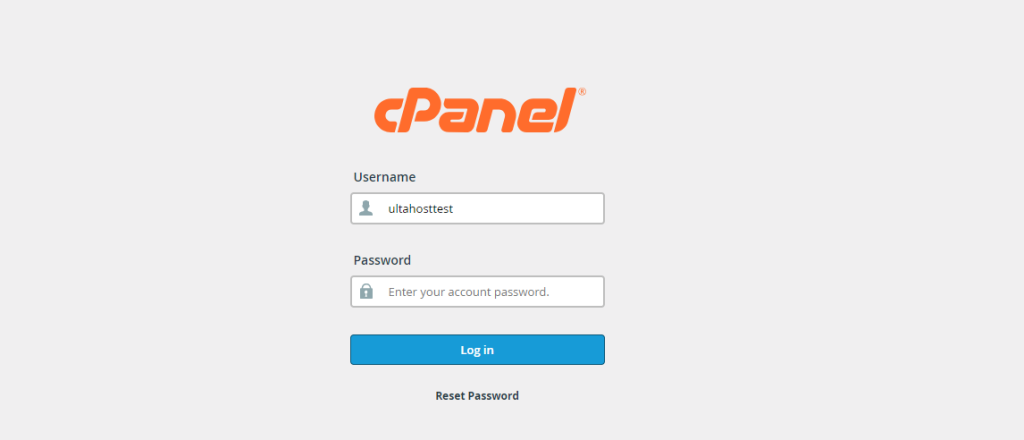 cpanel login