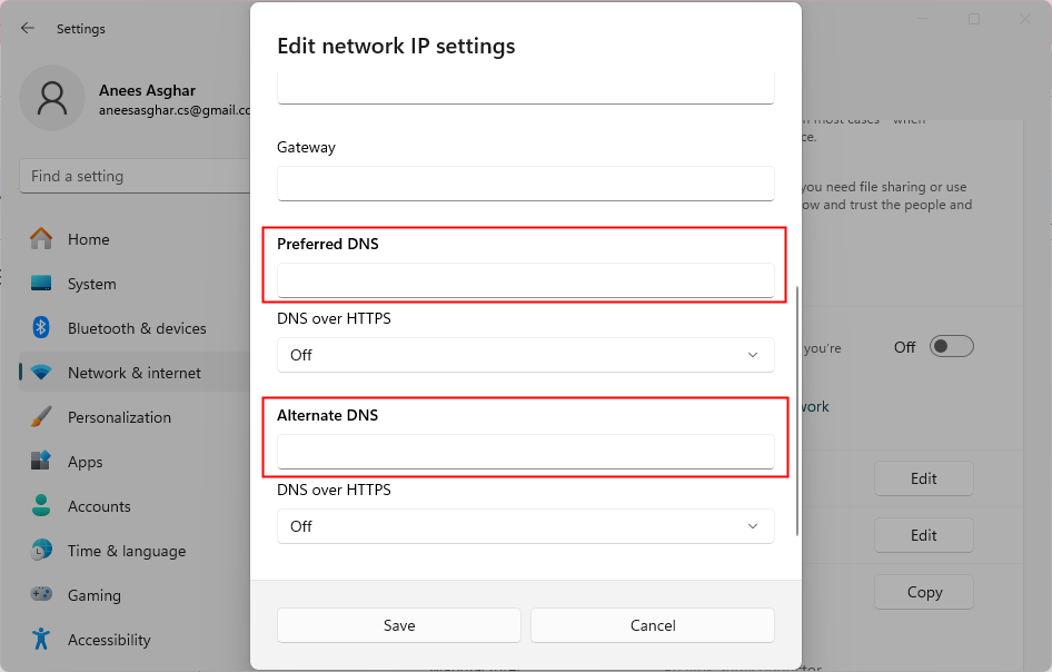 Configure DNS Server