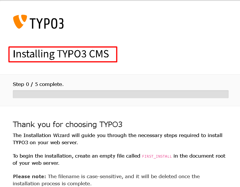 typo3 CMS