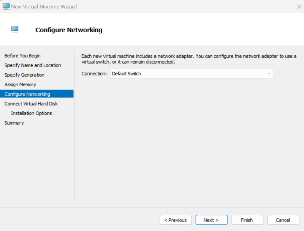 configure networking