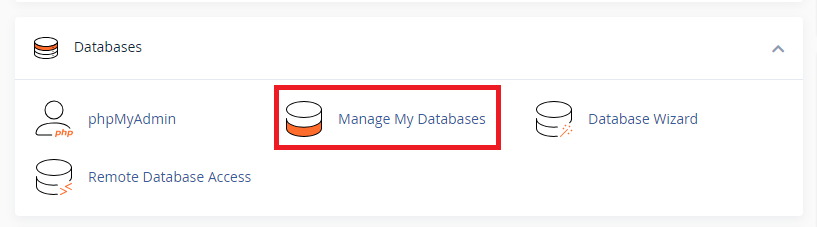 manage databases