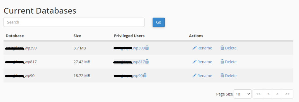 current databases