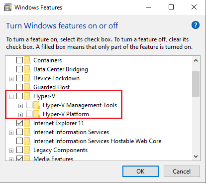 Hyper-V platform